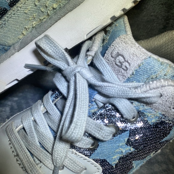🩵UGG Distressed Denim Sequins Shoes - Picture 3 of 10